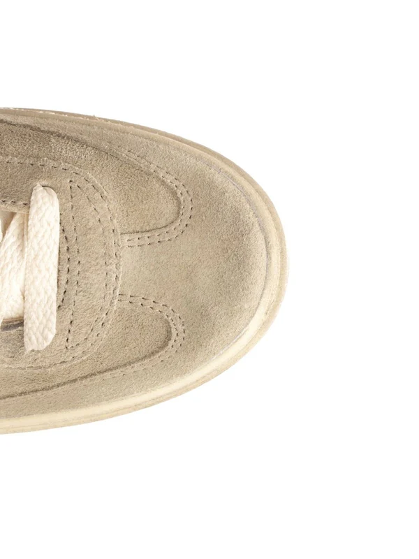 Golden Goose Beige Low Top Sneakers - Image 4