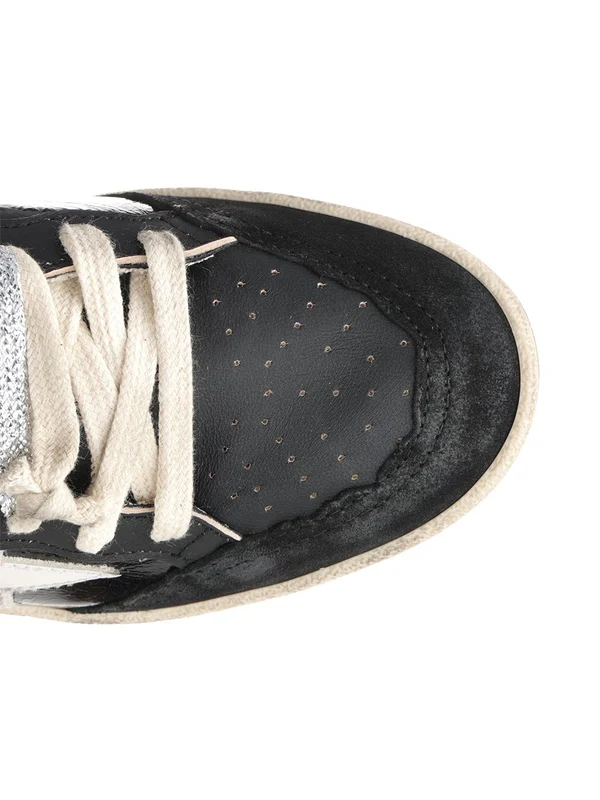 Golden Goose Black Low Top Sneakers - Image 4