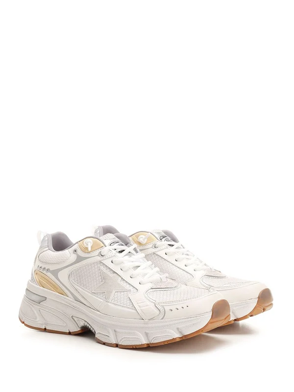 Golden Goose White Low Top Sneakers - Image 2