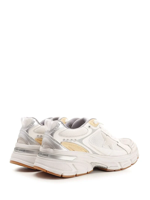 Golden Goose White Low Top Sneakers - Image 3