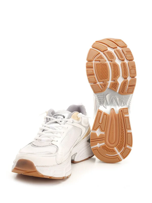 Golden Goose White Low Top Sneakers - Image 5
