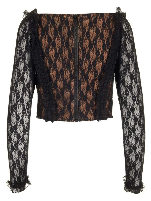 Self-Portrait Black Long Sleeve - Image 2