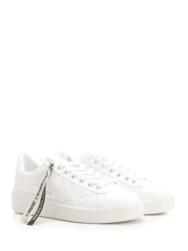 Golden Goose White Low Top Sneakers - Image 2
