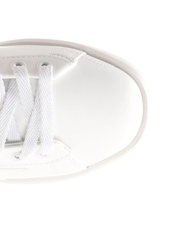 Golden Goose White Low Top Sneakers - Image 4