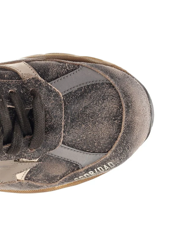 Golden Goose Green Low Top Sneakers - Image 4