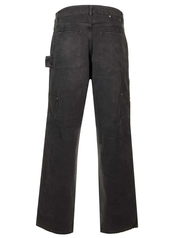 Golden Goose Black Denim Pants - Image 2