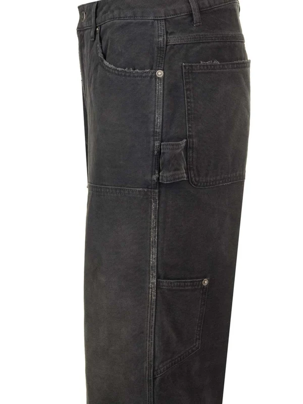 Golden Goose Black Denim Pants - Image 3