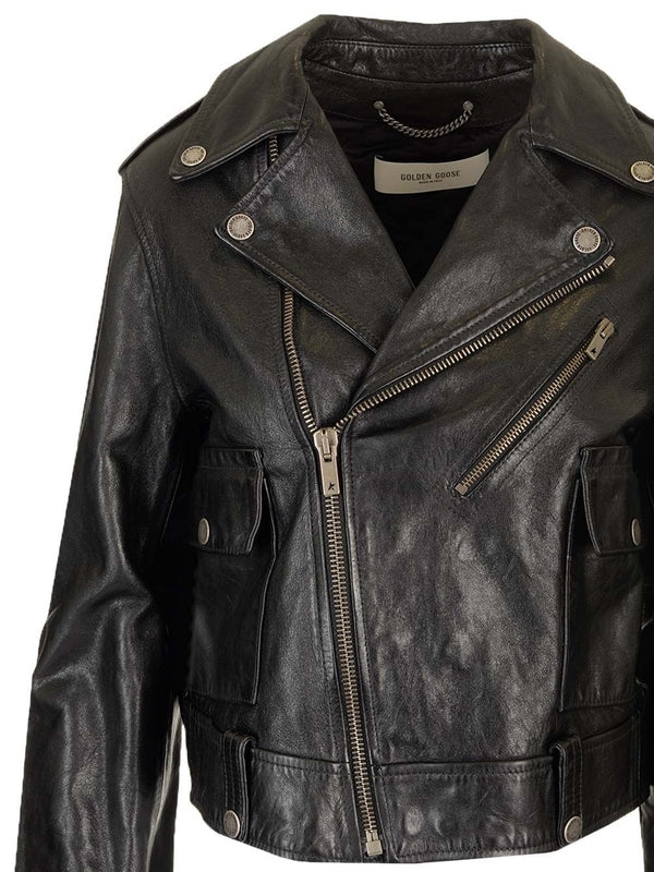Golden Goose Black Biker - Image 4