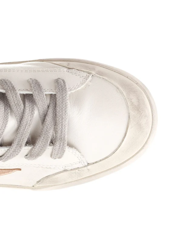 Golden Goose White High Top Sneakers - Image 4