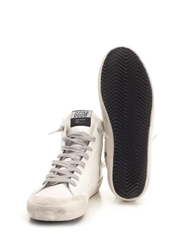 Golden Goose White High Top Sneakers - Image 5