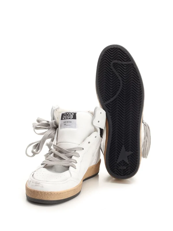 Golden Goose White High Top Sneakers - Image 5
