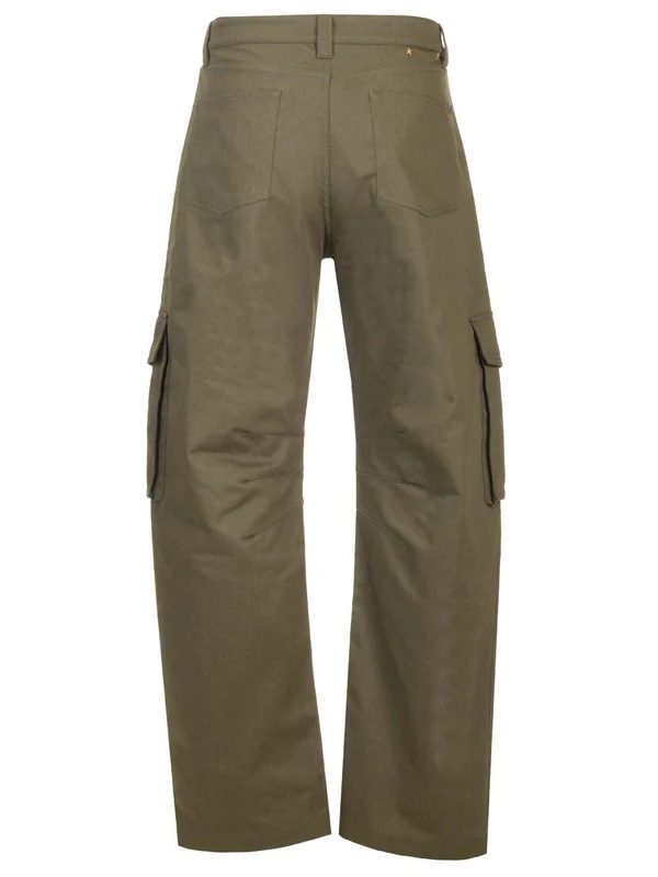 Golden Goose Green Casual Pants - Image 2