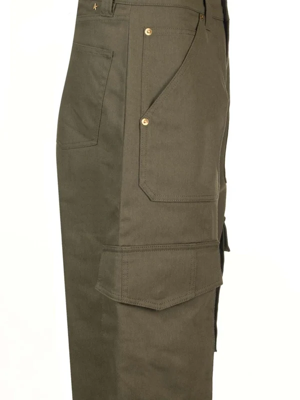 Golden Goose Green Casual Pants - Image 3