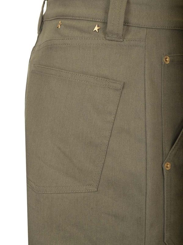 Golden Goose Green Casual Pants - Image 5