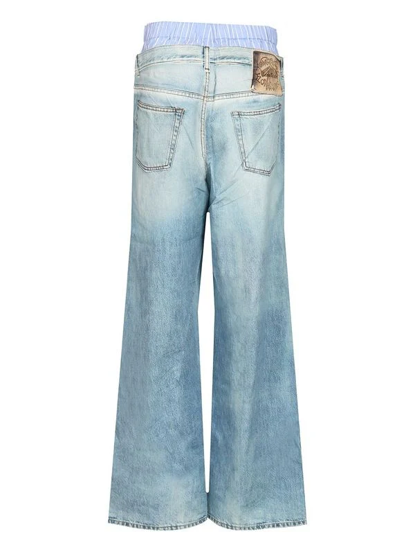 Acne Studios Blue Denim Pants - Image 2