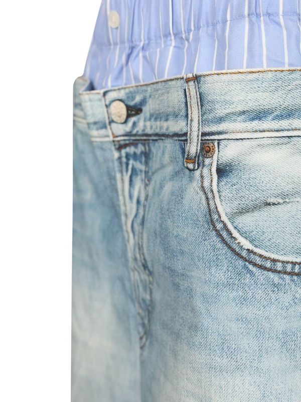 Acne Studios Blue Denim Pants - Image 5