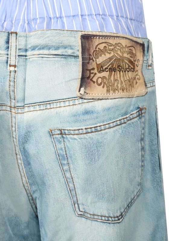 Acne Studios Blue Denim Pants - Image 6