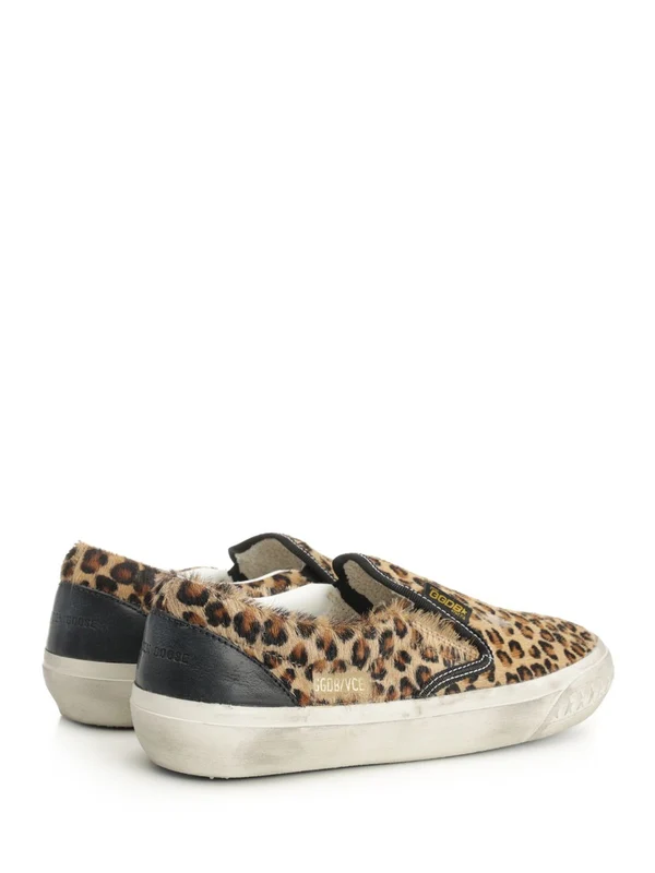 Golden Goose Brown Low Top Sneakers - Image 3