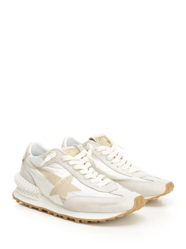 Golden Goose Beige Low Top Sneakers - Image 2