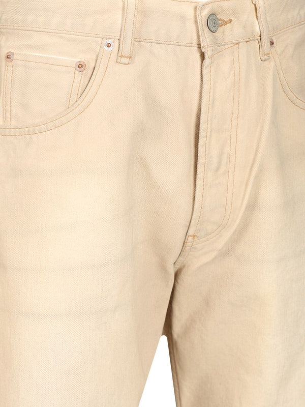 Acne Studios Beige Denim Pants - Image 3