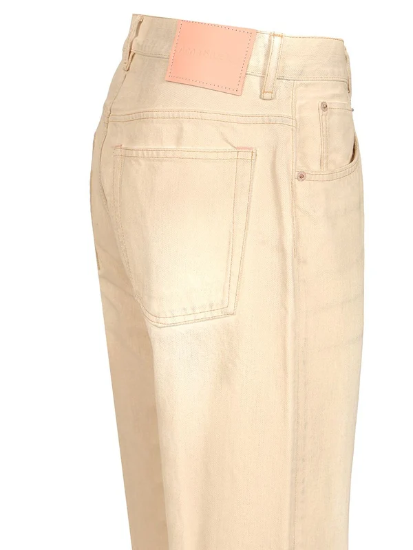 Acne Studios Beige Denim Pants - Image 4