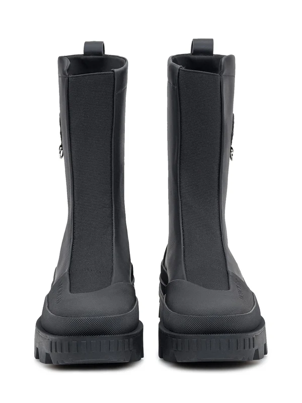 Moncler Black Ankle Boots - Image 4