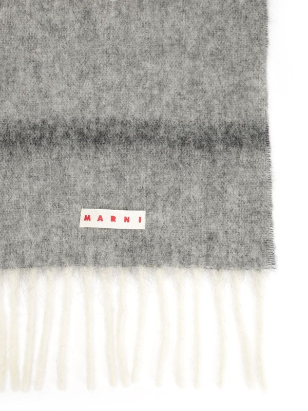 Marni Grey Wool Mufflers - Image 2