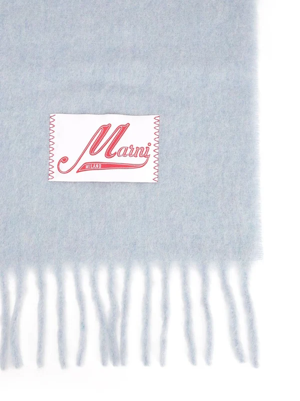 Marni Skyblue Wool Mufflers - Image 2
