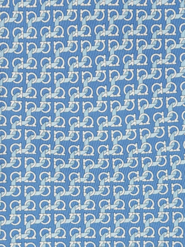 Ferragamo Blue Neck Ties - Image 3