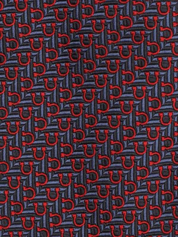 Ferragamo Burgundy Neck Ties - Image 3