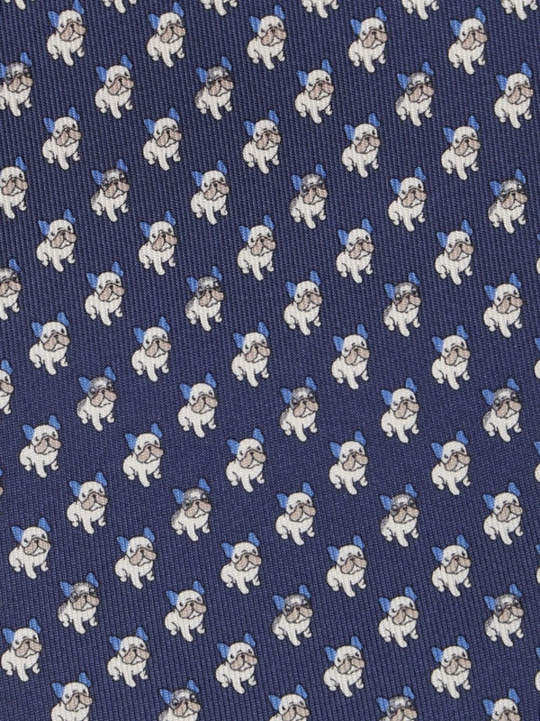 Ferragamo Blue Neck Ties - Image 3
