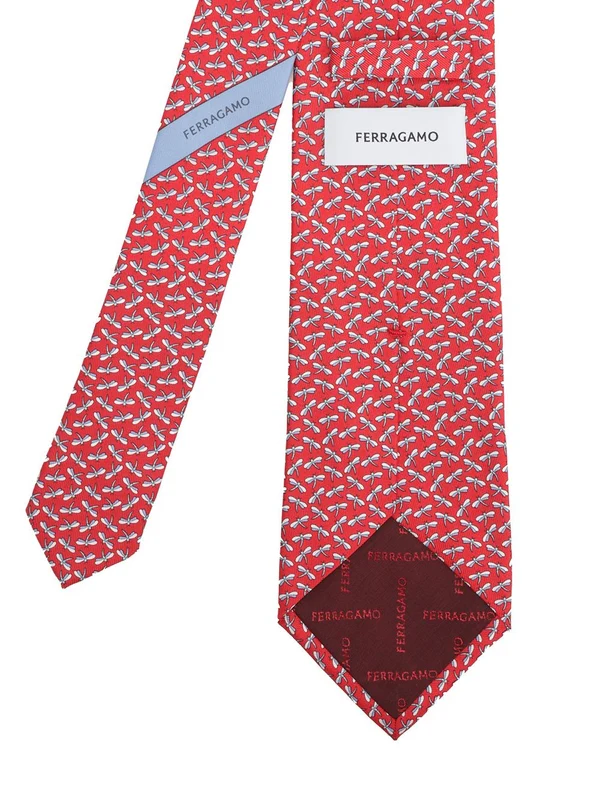 Ferragamo Red Neck Ties - Image 2