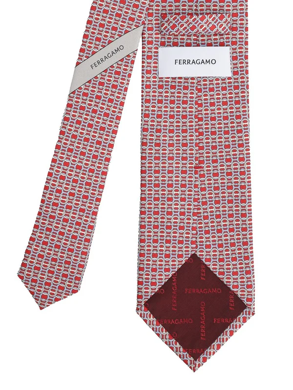Ferragamo Red Neck Ties - Image 2