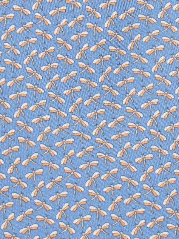 Ferragamo Blue Neck Ties - Image 3