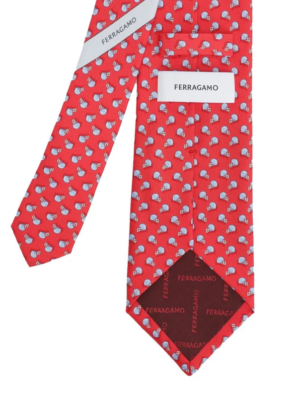 Ferragamo Red Neck Ties - Image 2