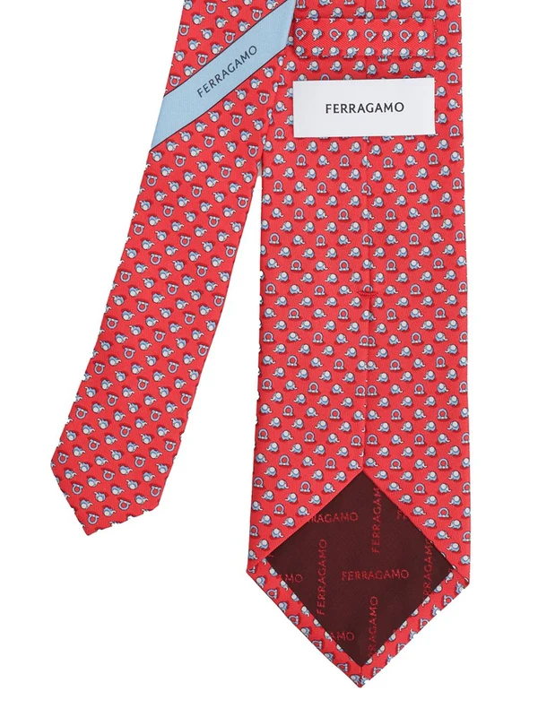 Ferragamo Red Neck Ties - Image 2