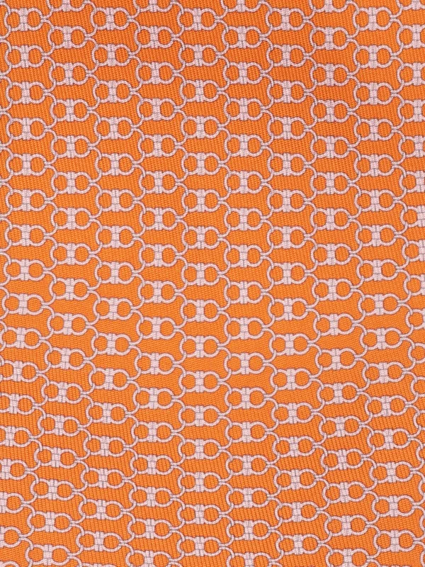 Ferragamo Orange Neck Ties - Image 3