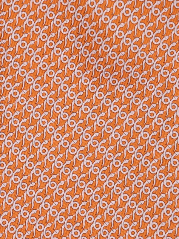 Ferragamo Orange Neck Ties - Image 3
