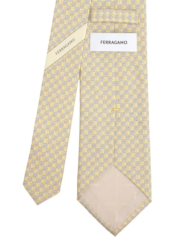 Ferragamo Yellow Neck Ties - Image 2