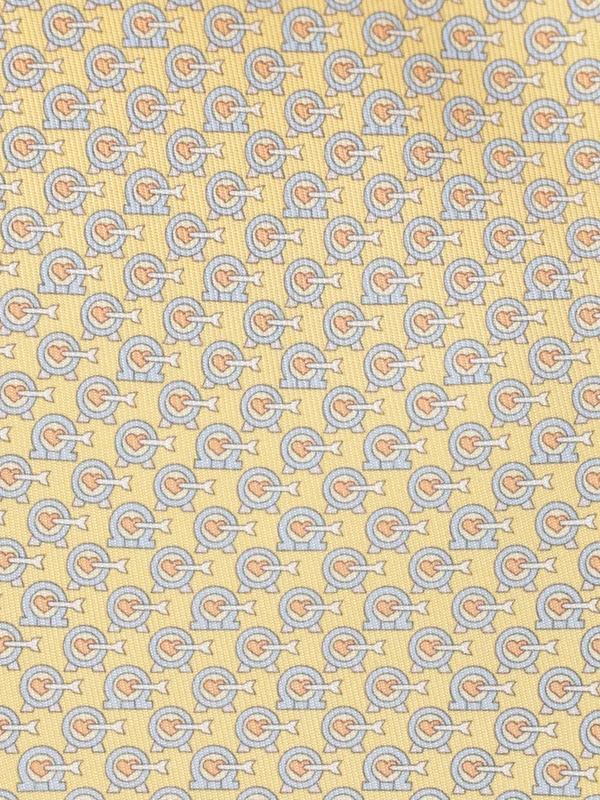 Ferragamo Yellow Neck Ties - Image 3
