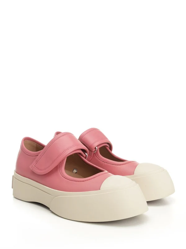 Marni Pink Low Top Sneakers - Image 2