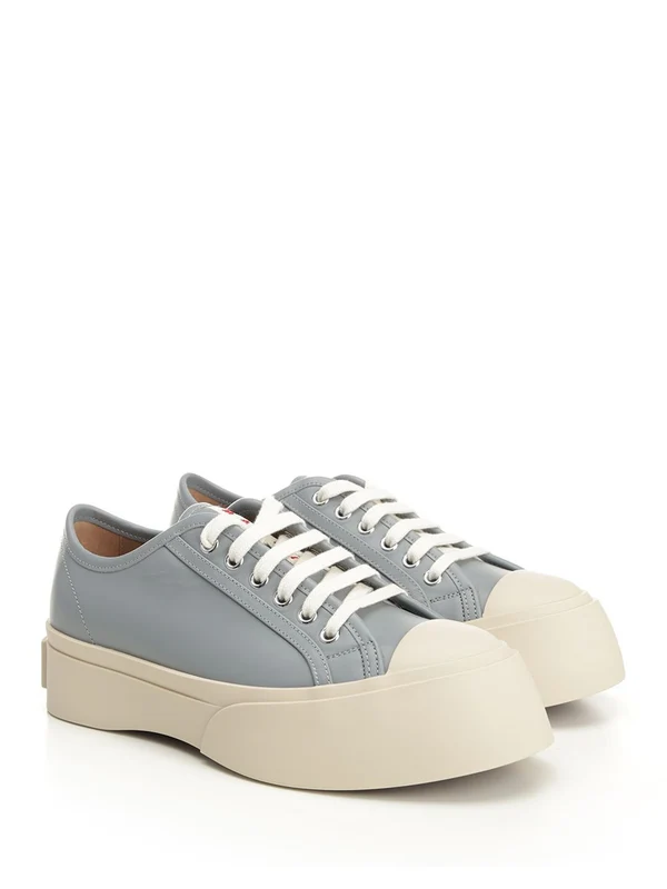 Marni Grey Low Top Sneakers - Image 2