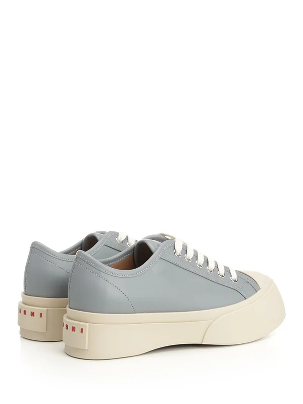 Marni Grey Low Top Sneakers - Image 3