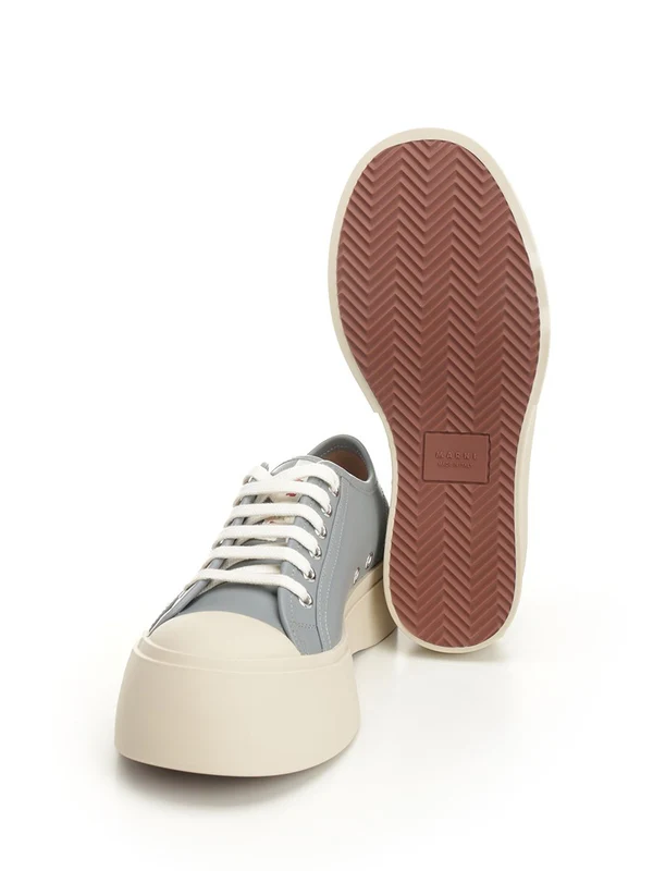 Marni Grey Low Top Sneakers - Image 5