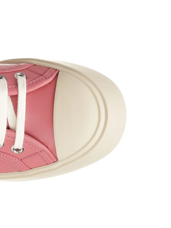 Marni Pink Red Low Top Sneakers - Image 4