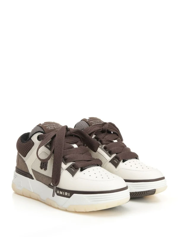 Amiri Brown Low Top Sneakers - Image 2