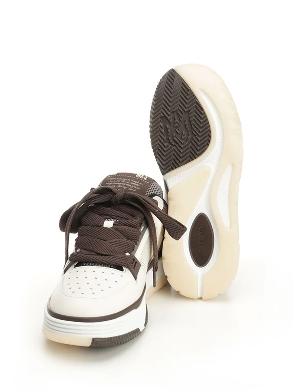 Amiri Brown Low Top Sneakers - Image 5