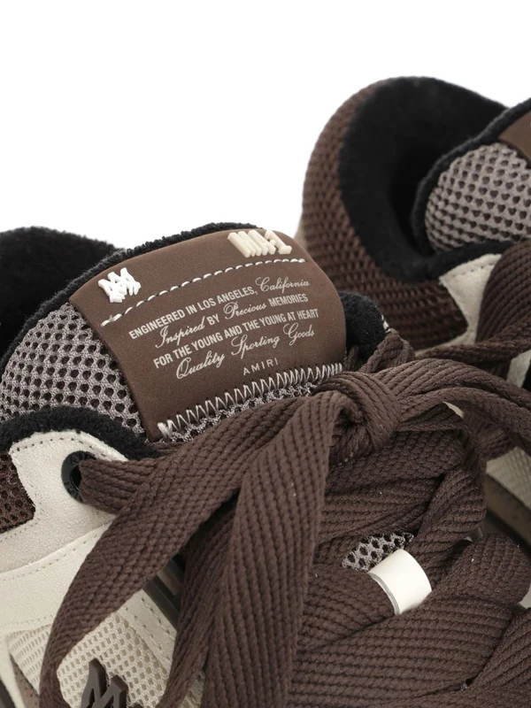 Amiri Brown Low Top Sneakers - Image 6