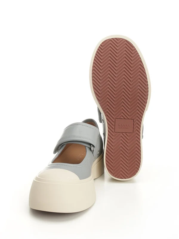 Marni Grey Low Top Sneakers - Image 5