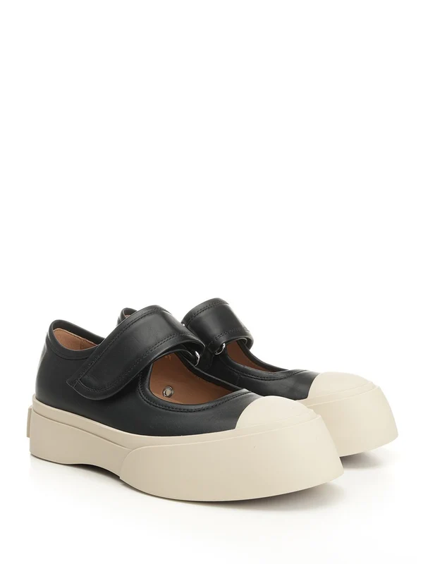 Marni Black Low Top Sneakers - Image 2